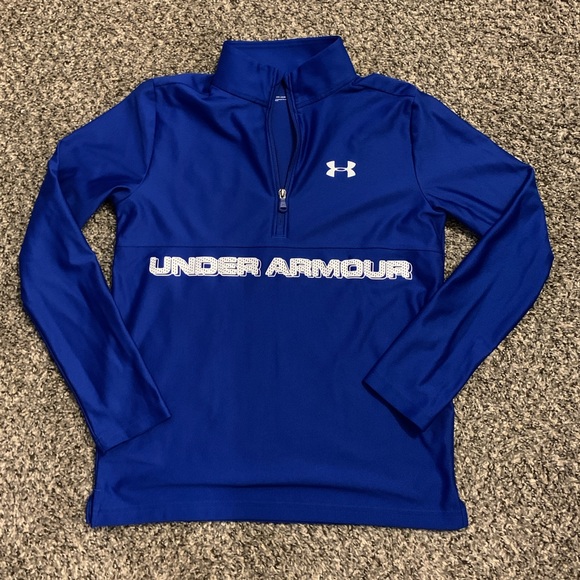 Under Armour Shirts & Tops Blue Under Armour Half Zip Poshmark